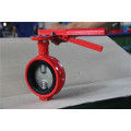 Lever Operated Wafer Butterfly Valve with Double Half Shaft